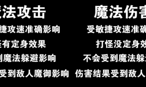 传奇3赤月恶魔的攻击会不会被魔法躲避克制